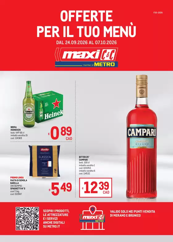 Volantino Metro | Offerte per il tuo menù - MAXI | 2026-09-24T00:00:00.000Z - 2026-10-07T00:00:00.000Z