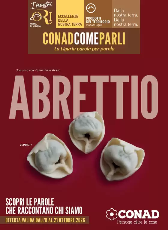Volantino Spazio Conad | Abrettio | 2026-10-08T00:00:00.000Z - 2026-10-21T00:00:00.000Z