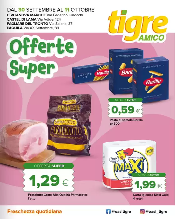 Volantino Tigre Amico a Taggia | Offerte super | 2026-09-30T00:00:00.000Z - 2026-10-11T00:00:00.000Z