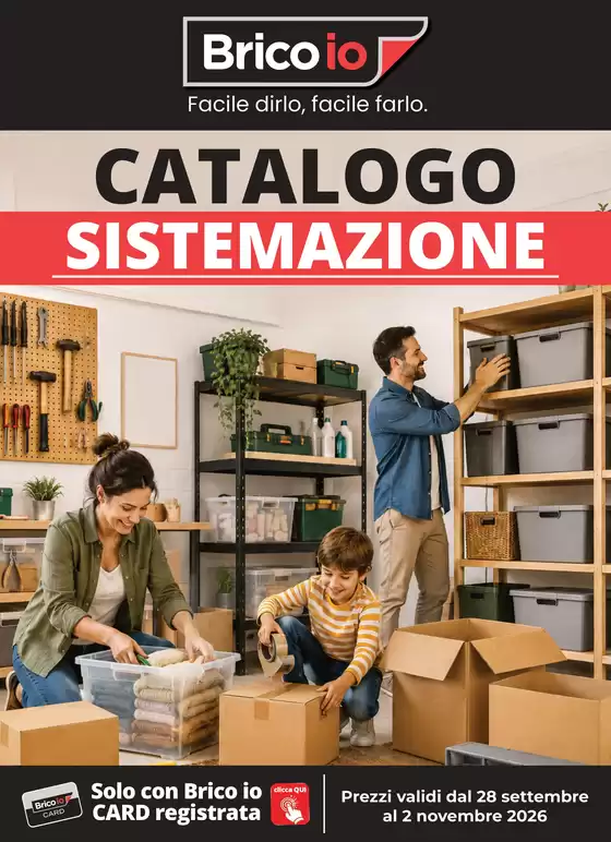 Volantino Bricoio a Torino | Catalogo Sistemazione 2026 | 2026-09-29T00:00:00.000Z - 2026-11-02T00:00:00.000Z