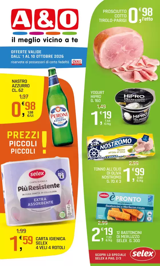 Volantino A&O a Bellaria-Igea Marina | Offerte | 2026-10-01T00:00:00.000Z - 2026-10-10T00:00:00.000Z