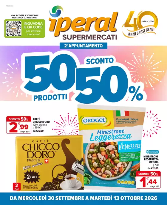Volantino Iperal a Bellaria-Igea Marina | 50 prodotti sconto 50% | 2026-09-30T00:00:00.000Z - 2026-10-13T00:00:00.000Z