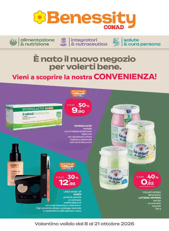 Volantino Benessity Conad a Firenze | BENESSITY TOSCANA | 2026-10-08T00:00:00.000Z - 2026-10-21T00:00:00.000Z