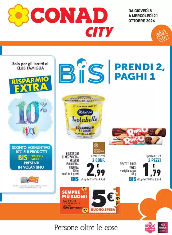 Volantino Conad City a | BIS CITY SARDEGNA | 2026-10-08T00:00:00.000Z - 2026-10-21T00:00:00.000Z