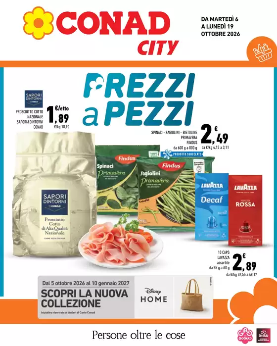 Volantino Conad City a Malo | Prezzi a pezzi da Conad City | 2026-10-06T00:00:00.000Z - 2026-10-19T00:00:00.000Z
