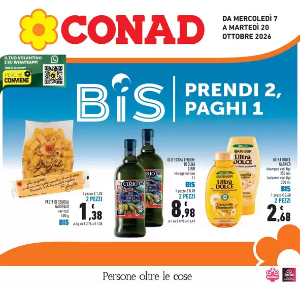 Volantino Conad a Cottanello | BIS CONAD LAZIO | 2026-10-07T00:00:00.000Z - 2026-10-20T00:00:00.000Z
