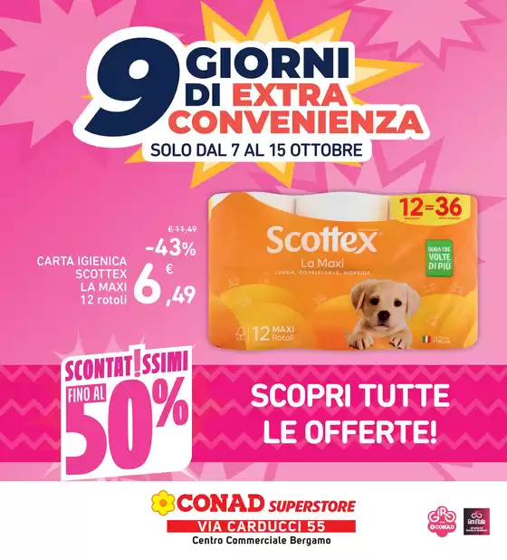 Volantino Conad Superstore | 9 GIORNI DI EXTRA CONVENIENZA | 2026-10-07T00:00:00.000Z - 2026-10-15T00:00:00.000Z