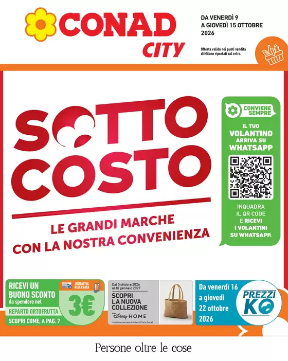 Volantino Conad City a Caronno Pertusella | SOTTOCOSTO | 2026-10-09T00:00:00.000Z - 2026-10-15T00:00:00.000Z