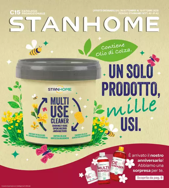 Volantino Stanhome a Torre Annunziata | Un solo prodotto mille USI. | 2026-09-29T00:00:00.000Z - 2026-10-16T00:00:00.000Z