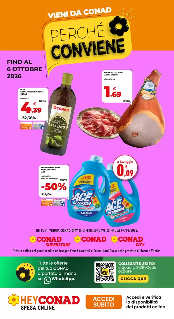 Volantino Conad Superstore | PERCHÉ CONVIENE SUPERSTORE - CONAD - CITY LAZIO | 2026-09-23T00:00:00.000Z - 2026-10-06T00:00:00.000Z