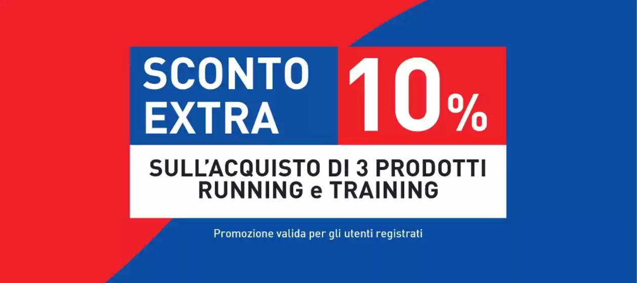 Volantino Intersport Superstore a Poggibonsi | Sconto extra 10% | 2026-09-29T00:00:00.000Z - 2026-10-11T00:00:00.000Z