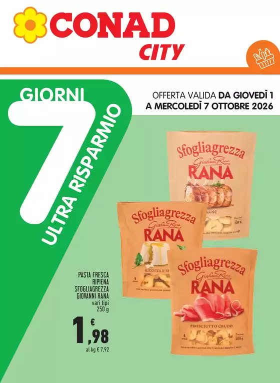 Volantino Conad City a Buggiano | 7 GIORNI ULTRA RISPARMIO CITY TOSCANA | 2026-10-01T00:00:00.000Z - 2026-10-07T00:00:00.000Z