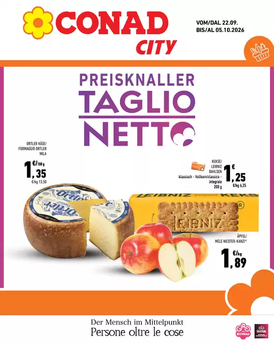 Volantino Conad City a Gualdo | Preisknaller | Conad City | 2026-09-22T00:00:00.000Z - 2026-10-05T00:00:00.000Z