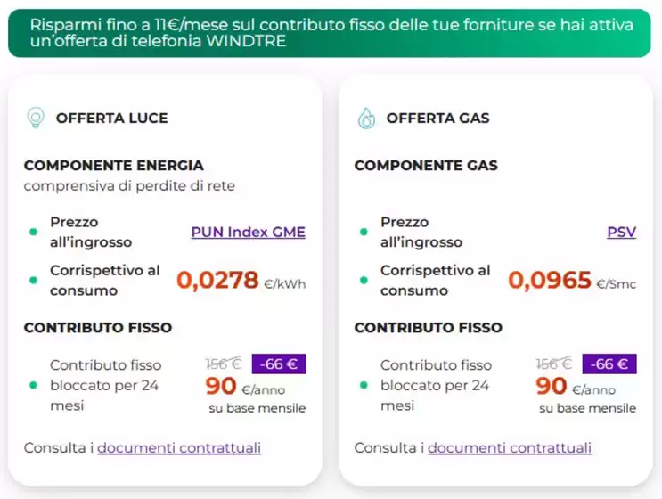 Volantino WindTre a Serravalle | Offerta luce & gas | 2026-09-29T00:00:00.000Z - 2026-11-15T00:00:00.000Z