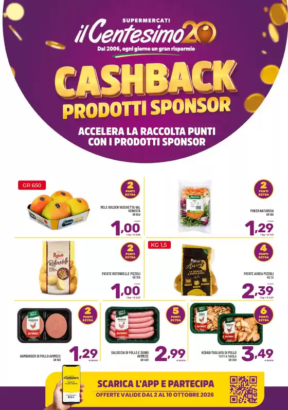 Volantino Il Centesimo | Cashback | 2026-10-02T00:00:00.000Z - 2026-10-12T00:00:00.000Z