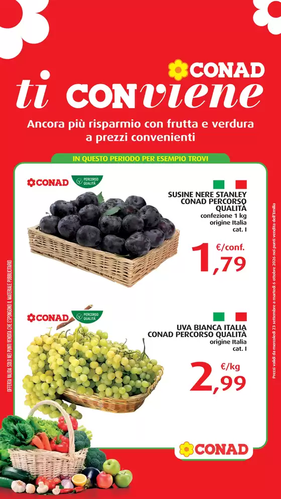 Volantino Conad Superstore a Roseto degli Abruzzi | CONAD TI CONVIENE ORTOFRUTTA | 2026-09-22T00:00:00.000Z - 2026-10-06T00:00:00.000Z