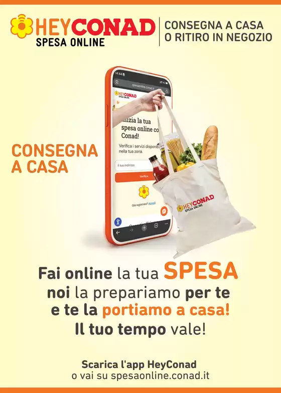 Volantino Spazio Conad | RICEVI LA SPESA A CASA | 2026-08-25T00:00:00.000Z - 2026-12-31T00:00:00.000Z