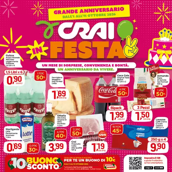 Volantino Crai a Passo Scuro | Crai in festa | 2026-10-01T00:00:00.000Z - 2026-10-11T00:00:00.000Z