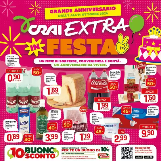 Volantino Crai a Caianello | Crai in festa | 2026-10-01T00:00:00.000Z - 2026-10-11T00:00:00.000Z