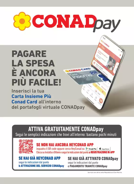 Volantino Conad City a Spadafora | manuale Conad Pay | 2026-03-11T00:00:00.000Z - 2026-12-31T00:00:00.000Z