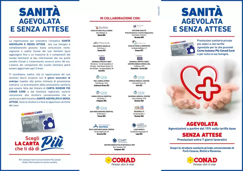 Volantino TuDay Conad | SANITA AGEVOLATA | 2025-11-18T00:00:00.000Z - 2026-12-31T00:00:00.000Z