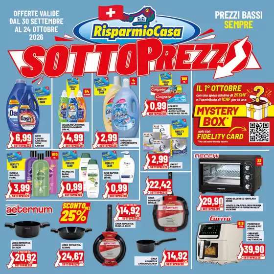 Volantino Risparmio Casa | Sottoprezzi | 2026-09-30T00:00:00.000Z - 2026-10-24T00:00:00.000Z