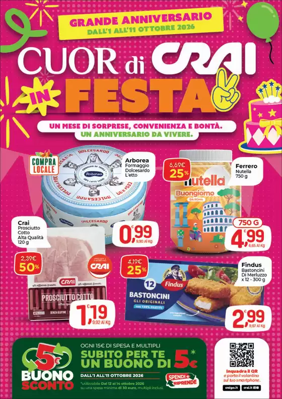 Volantino Crai a Alà dei Sardi | Crai in Festa | 2026-10-01T00:00:00.000Z - 2026-10-11T00:00:00.000Z