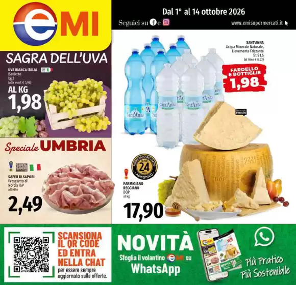Volantino Emi a Montecchio | Sagra dell'uva | 2026-10-01T00:00:00.000Z - 2026-10-14T00:00:00.000Z