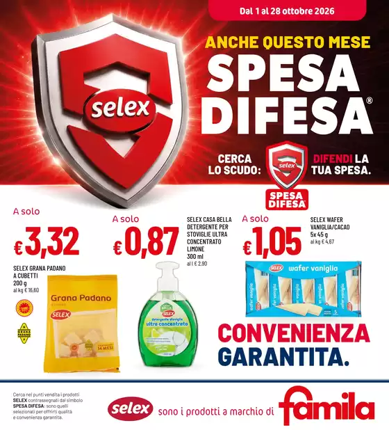 Volantino Famila a Buguggiate | FAMILA SELEX OTTOBRE | 2026-10-01T00:00:00.000Z - 2026-10-28T00:00:00.000Z