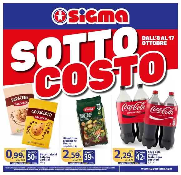 Volantino Sigma a Tremezzina | Sotto Costo | 2026-10-08T00:00:00.000Z - 2026-10-17T00:00:00.000Z