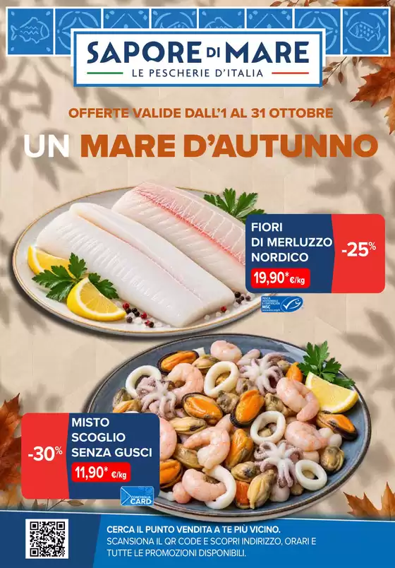 Volantino Sapore di Mare a Viadana | Un mare d'autunno | 2026-10-01T00:00:00.000Z - 2026-10-31T00:00:00.000Z