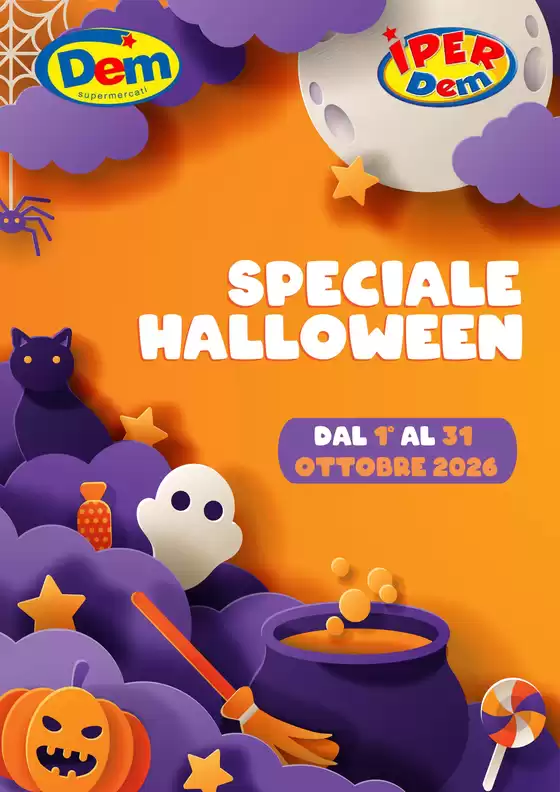 Volantino Dem a Gubbio | Speciale halloween | 2026-10-01T00:00:00.000Z - 2026-10-31T00:00:00.000Z