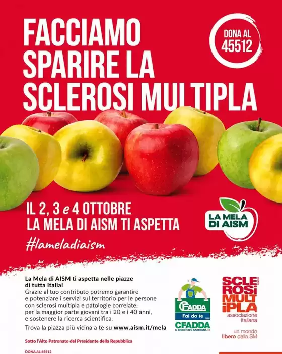 Volantino CFadda a Bregano | Facciamo sparire la sclerosi multipla | 2026-10-02T00:00:00.000Z - 2026-10-04T00:00:00.000Z
