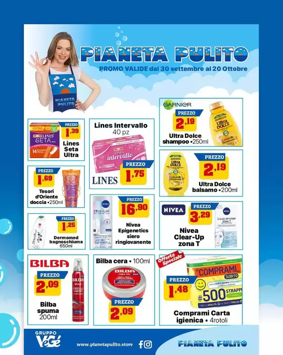 Volantino Pianeta Pulito a Menfi | Promo valide dal 30 settembre al 20 ottobre | 2026-09-30T00:00:00.000Z - 2026-10-20T00:00:00.000Z