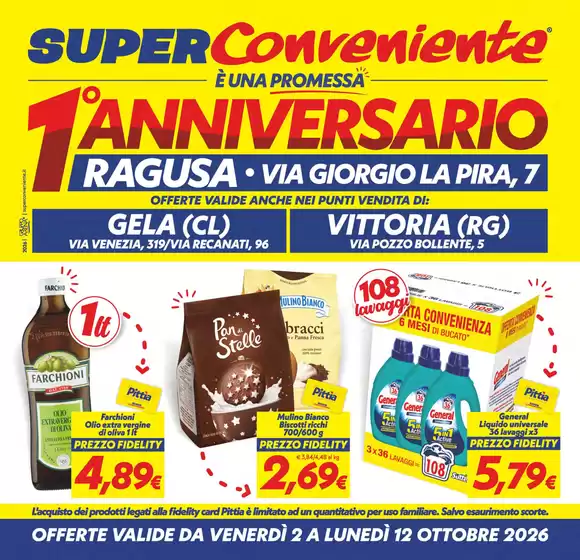 Volantino SuperConveniente | 1 Anniversario | 2026-10-02T00:00:00.000Z - 2026-10-12T00:00:00.000Z