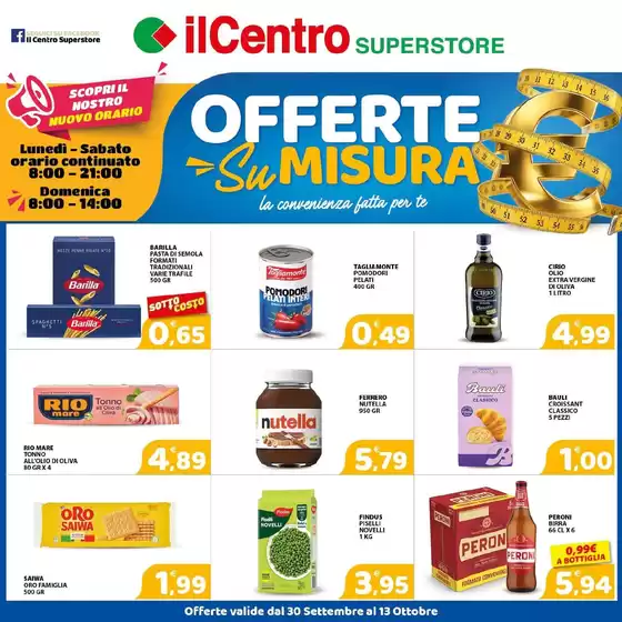 Volantino Il Centro Superstore a Belluno | Offerte su misura | 2026-09-30T00:00:00.000Z - 2026-10-13T00:00:00.000Z