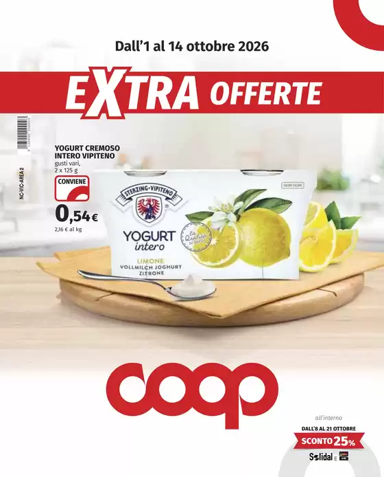 Volantino Coop a Spoleto | Extra offerte | 2026-10-01T00:00:00.000Z - 2026-10-14T00:00:00.000Z