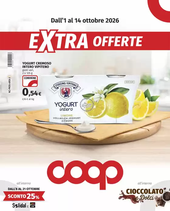 Volantino Coop a Trino | Extra offerte | 2026-10-01T00:00:00.000Z - 2026-10-14T00:00:00.000Z