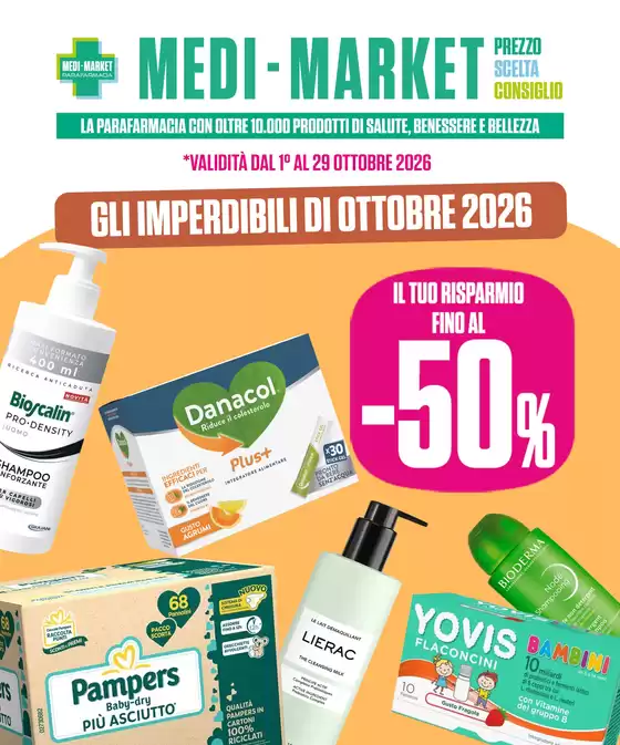 Volantino Medi-Market a Civitavecchia | Gli imperdibili di ottobre | 2026-10-01T00:00:00.000Z - 2026-10-29T00:00:00.000Z