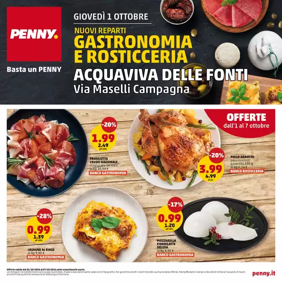 Volantino PENNY | Gastronomia e rosticceria | 2026-10-01T00:00:00.000Z - 2026-10-07T00:00:00.000Z