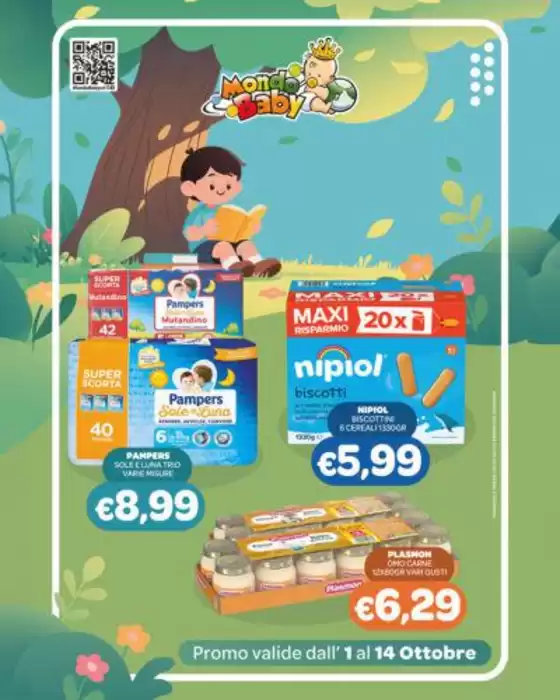 Volantino Mondo Baby a Passo Scuro | Offerte Mondo Baby | 2026-10-01T00:00:00.000Z - 2026-10-14T00:00:00.000Z