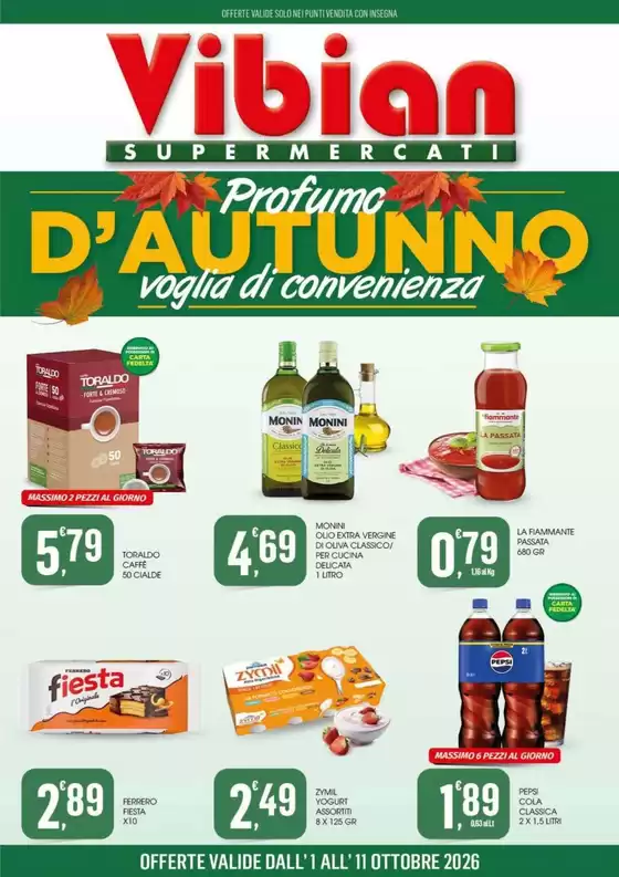 Volantino Vibian a Castelnuovo Berardenga | Profumo d'autunno | 2026-10-01T00:00:00.000Z - 2026-10-11T00:00:00.000Z