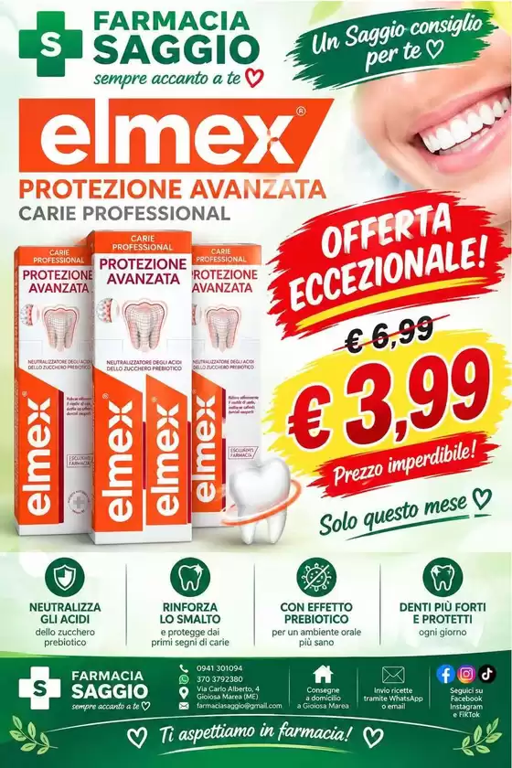 Volantino Farmacia Saggio a Roma | Offerte eccezionale! | 2026-10-01T00:00:00.000Z - 2026-10-31T00:00:00.000Z