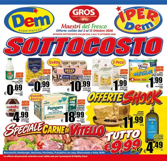 Volantino Dem | Sottocosto | 2026-10-02T00:00:00.000Z - 2026-10-13T00:00:00.000Z