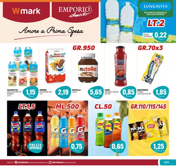 Volantino Emporio Amato a Sefro | VALIDO FINO AL 14 OTTOBRE | 2026-10-01T00:00:00.000Z - 2026-10-14T00:00:00.000Z