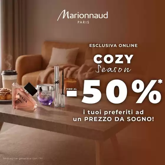 Volantino Marionnaud a Sefro | Cozy season  | 2026-10-01T00:00:00.000Z - 2026-10-11T00:00:00.000Z
