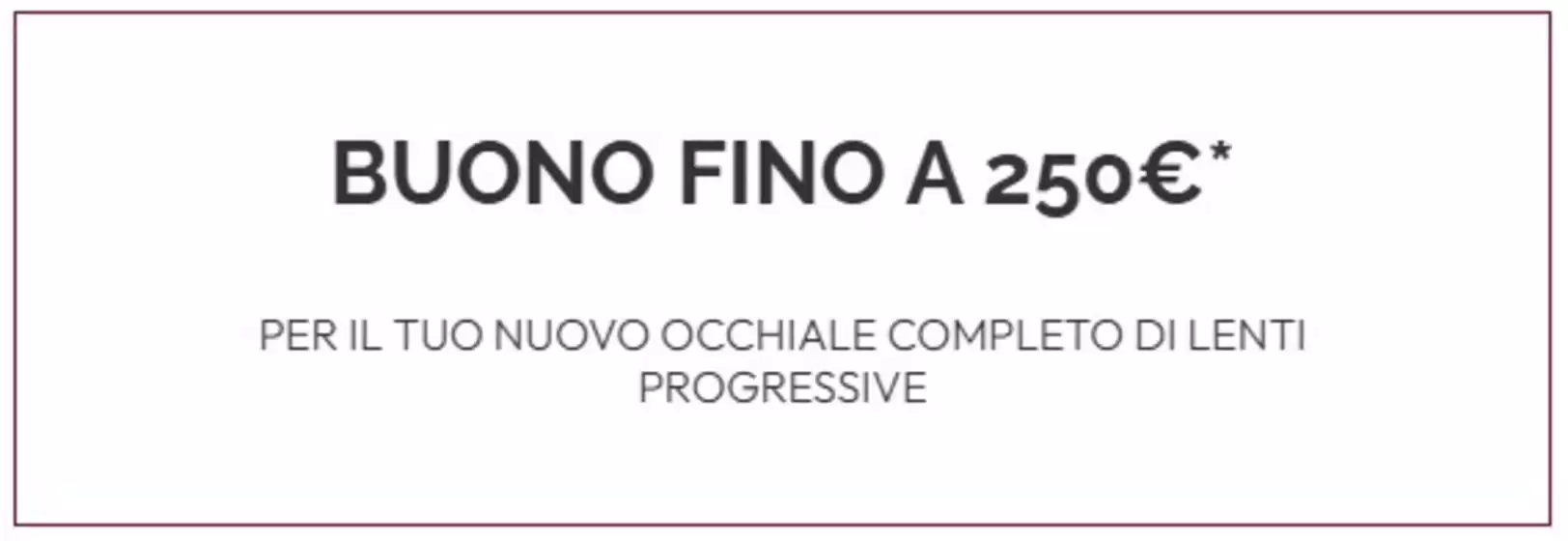 Volantino VisionOttica a Serrenti | Buono fino a 250€ | 2026-10-01T00:00:00.000Z - 2026-11-11T00:00:00.000Z
