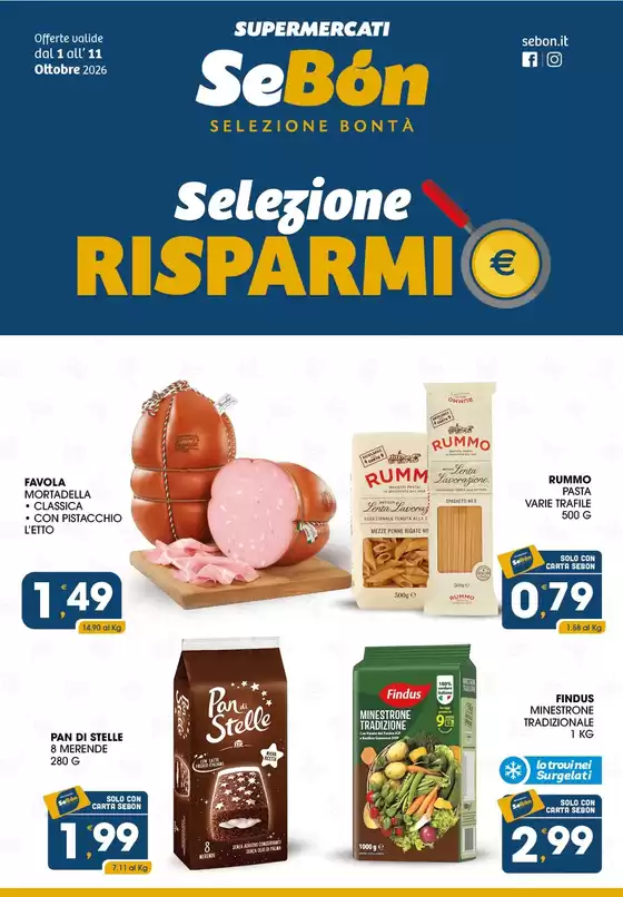 Volantino SeBón a Genova | Offerte SeBón | 2026-10-01T00:00:00.000Z - 2026-10-11T00:00:00.000Z