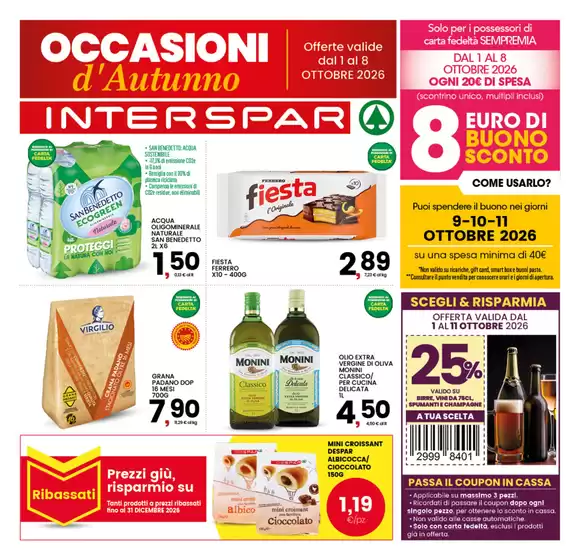 Volantino Interspar | Occasioni d'Autunno | 2026-10-01T00:00:00.000Z - 2026-12-31T00:00:00.000Z