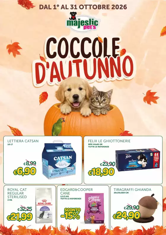 Volantino Majestic Pet's a Riano | Majestic Pet's | 2026-10-01T00:00:00.000Z - 2026-10-01T00:00:00.000Z